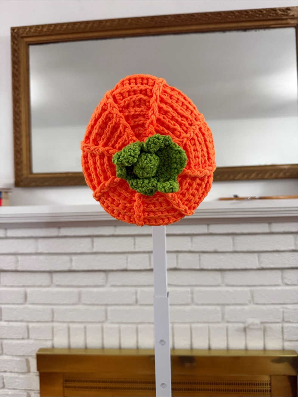 Handmade Crocheted Pumpkin Hat AND Santa Hat - Picture 1 of 4